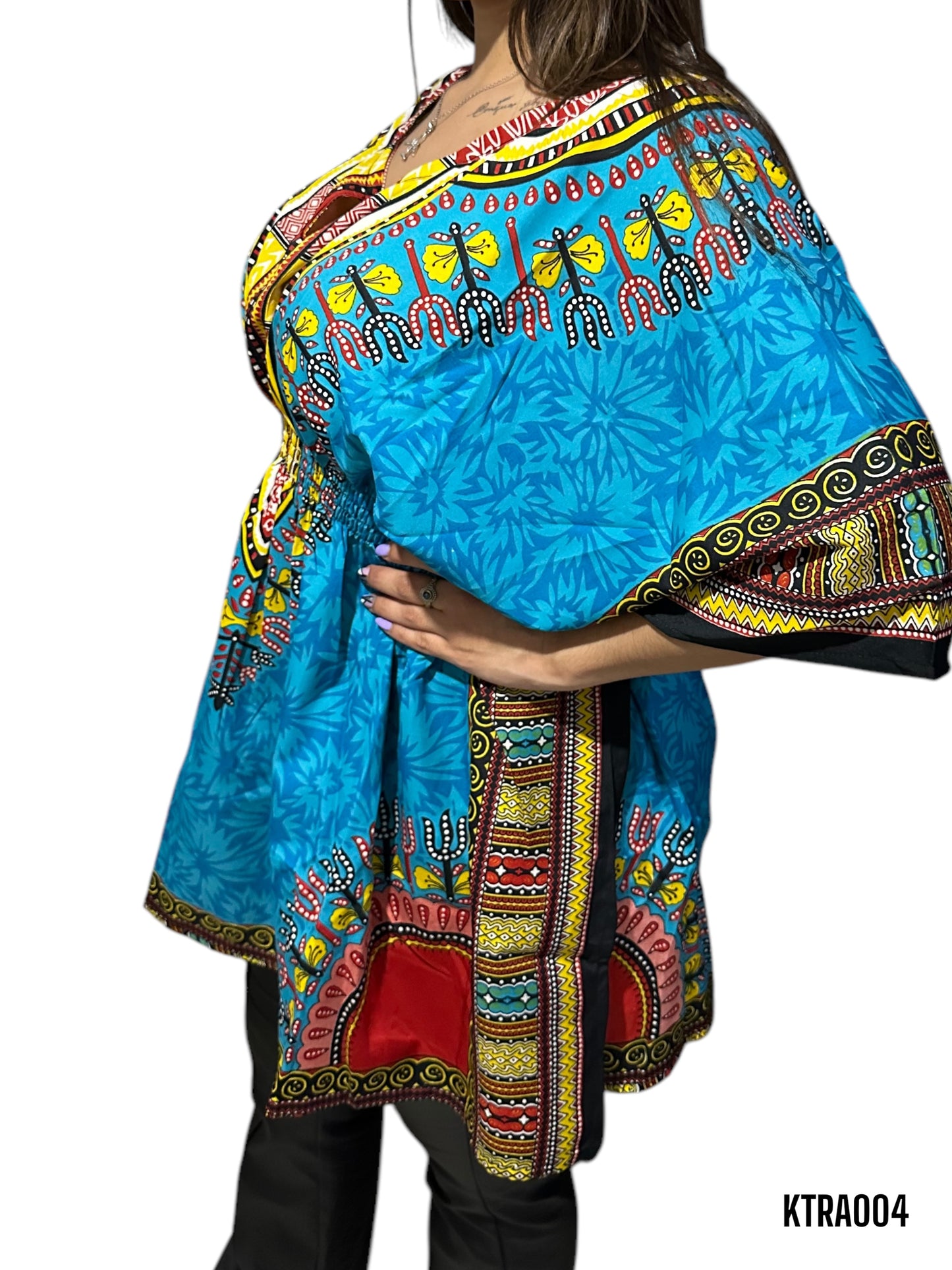 Manta de Dama Afrodescendiente Azul KTRA004 - Grand Parade Día del Negro