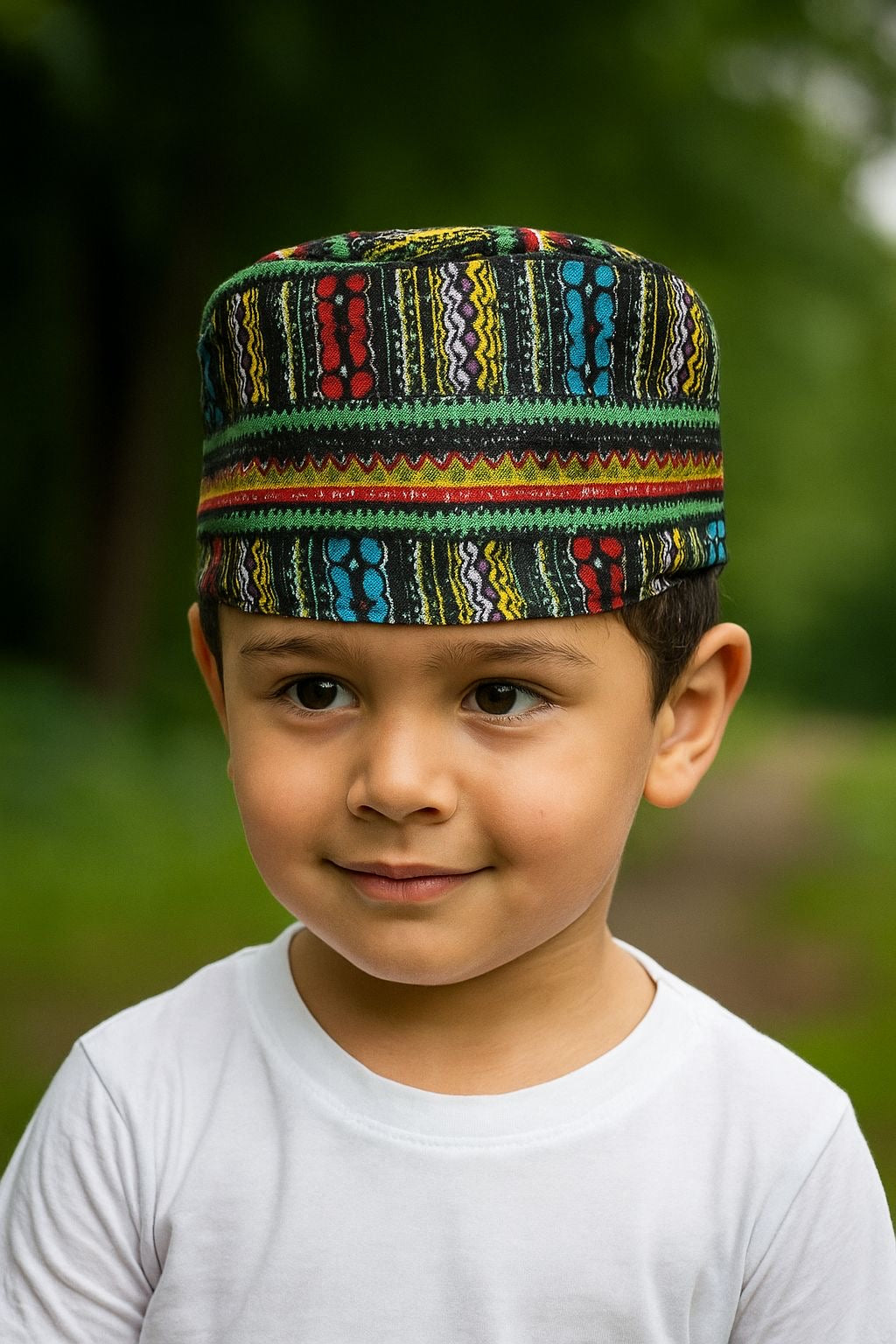 Kufi Sombrero Afrocaribeño de niños Unisex