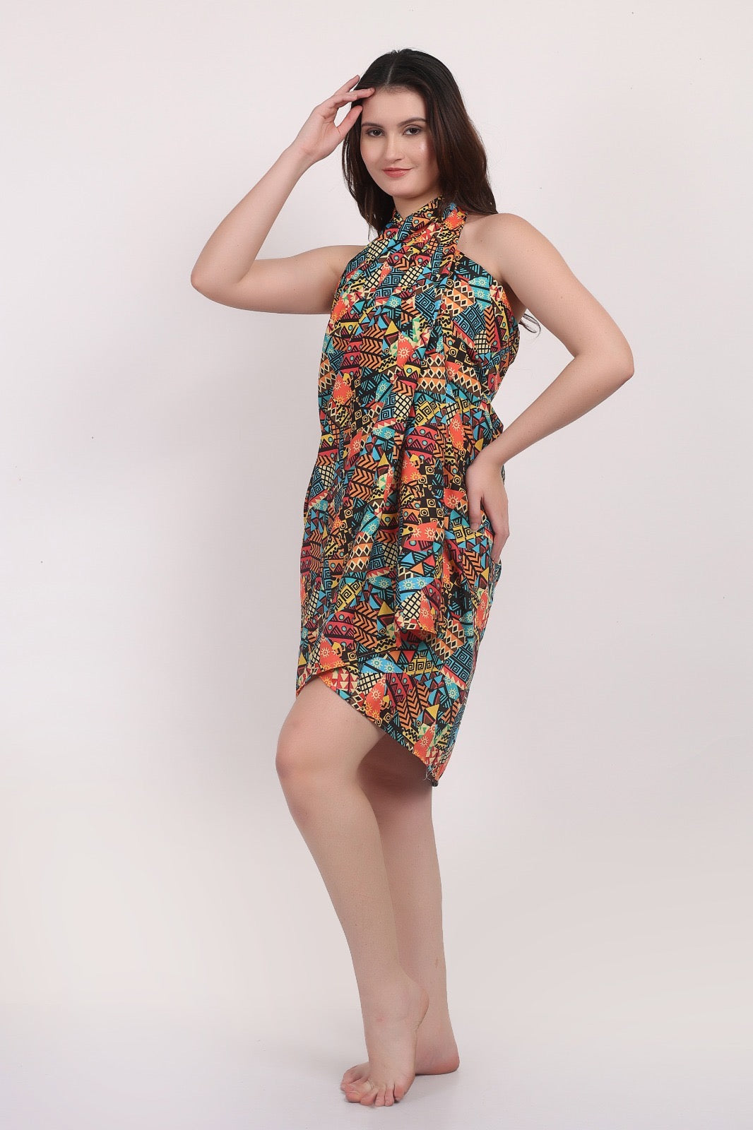 Pareo Estampado Afrocaribeño Rectangular Multiuso
