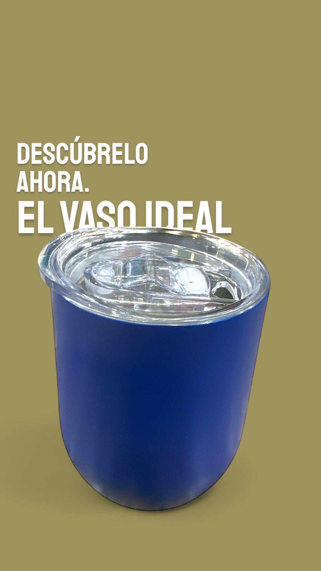 Vaso Térmico 400ml Azul Rey