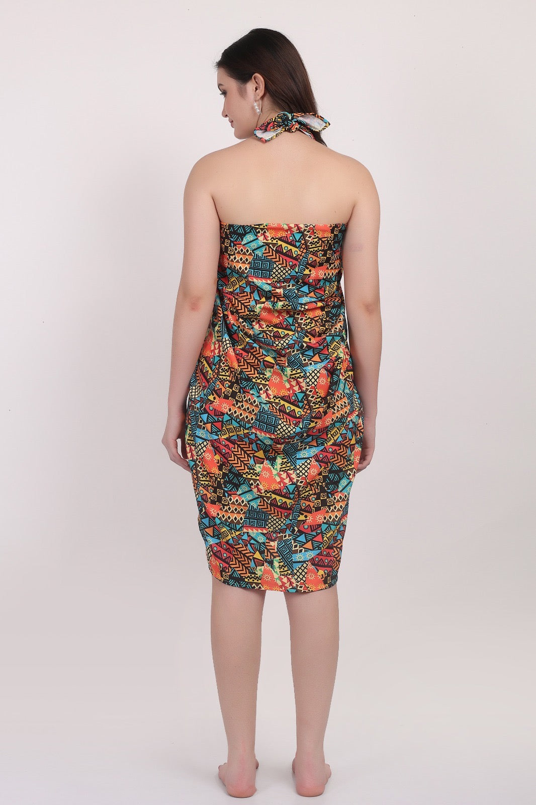 Pareo Estampado Afrocaribeño Rectangular Multiuso