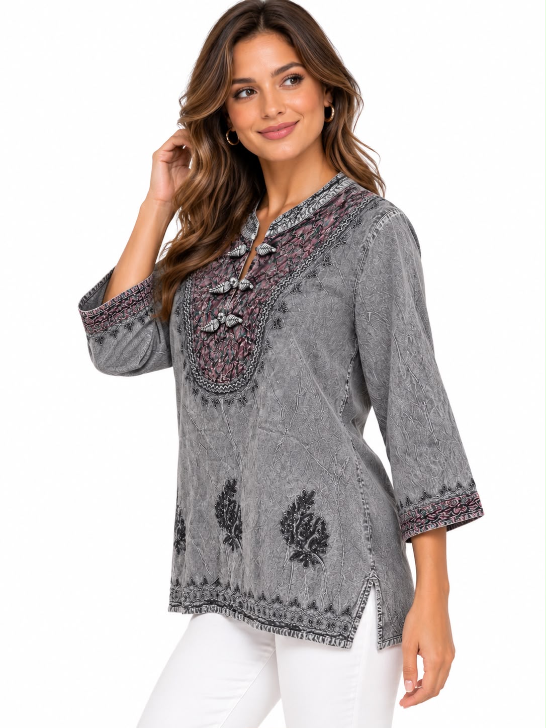 Blusa Kashmir Gris
