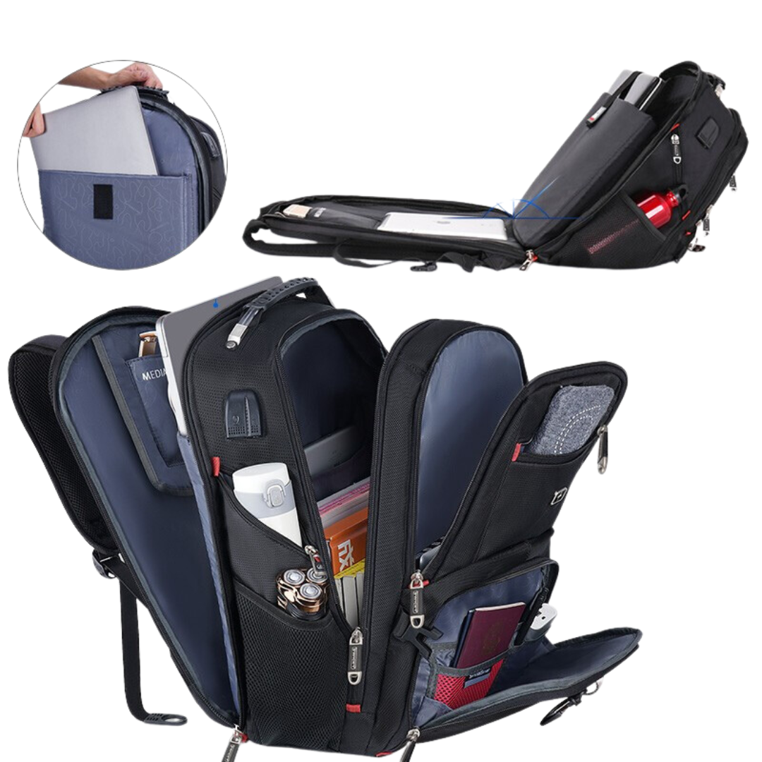 Bulto Mochila Morral Swicky Negro 15.6''