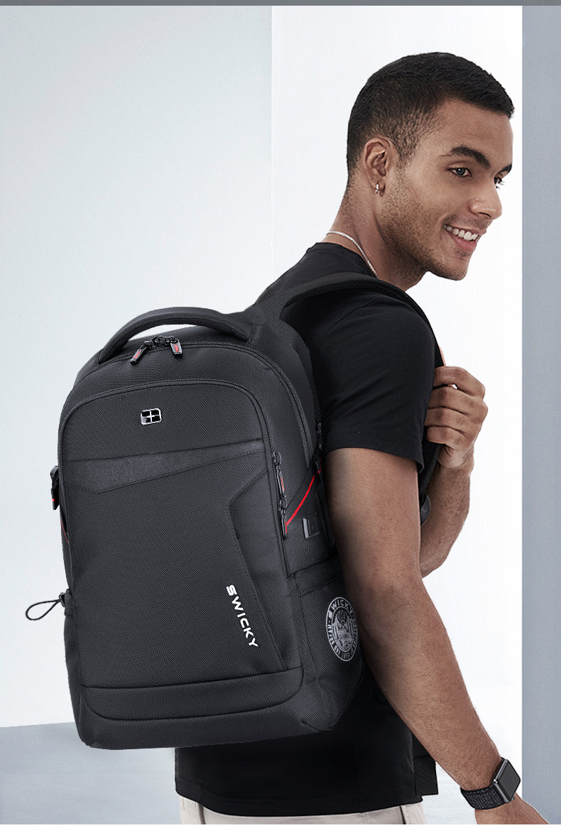 Bulto Mochila Swicky Negro 16''