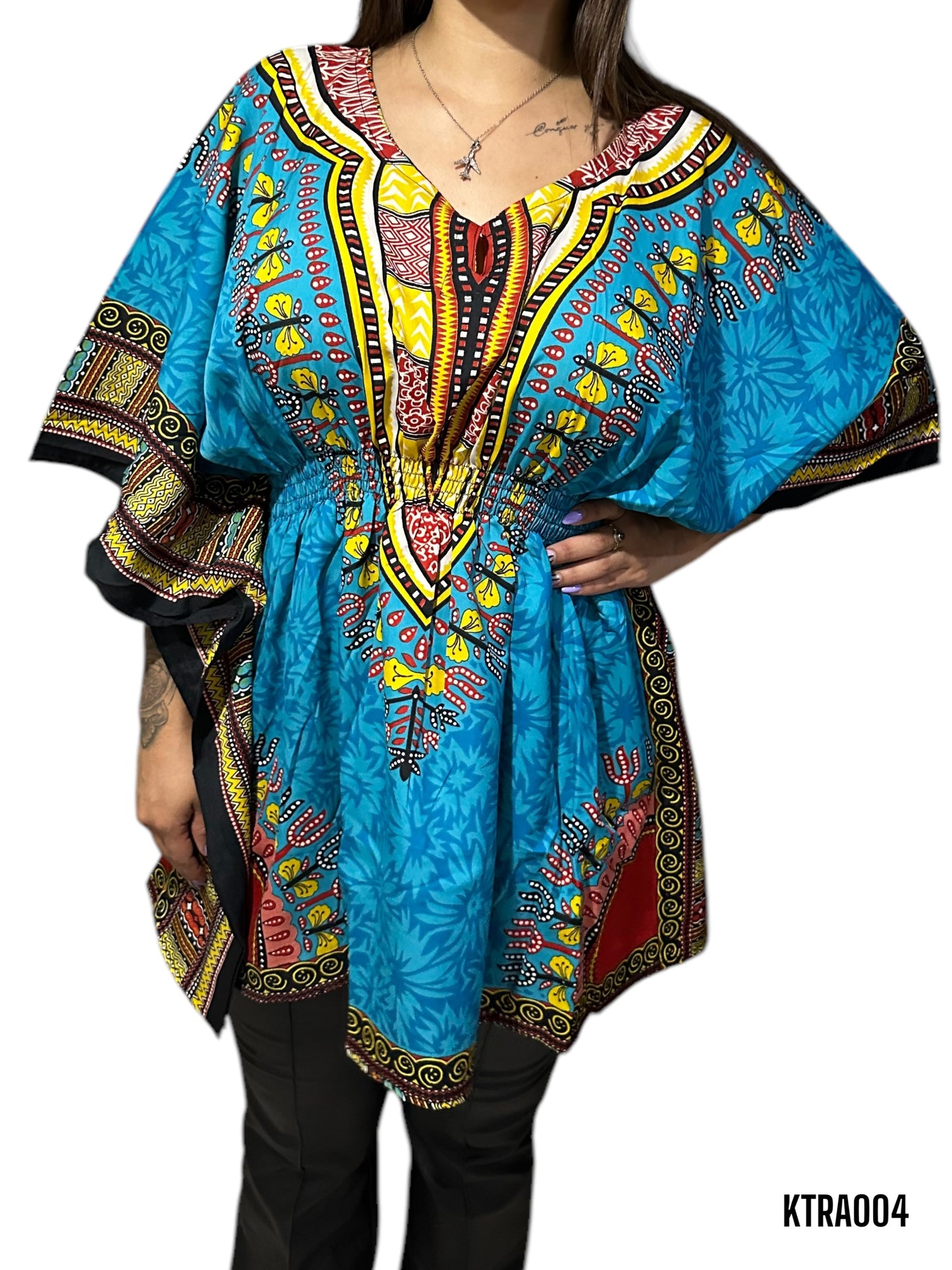 Manta de Dama Afrodescendiente Azul KTRA004 - Grand Parade Día del Negro