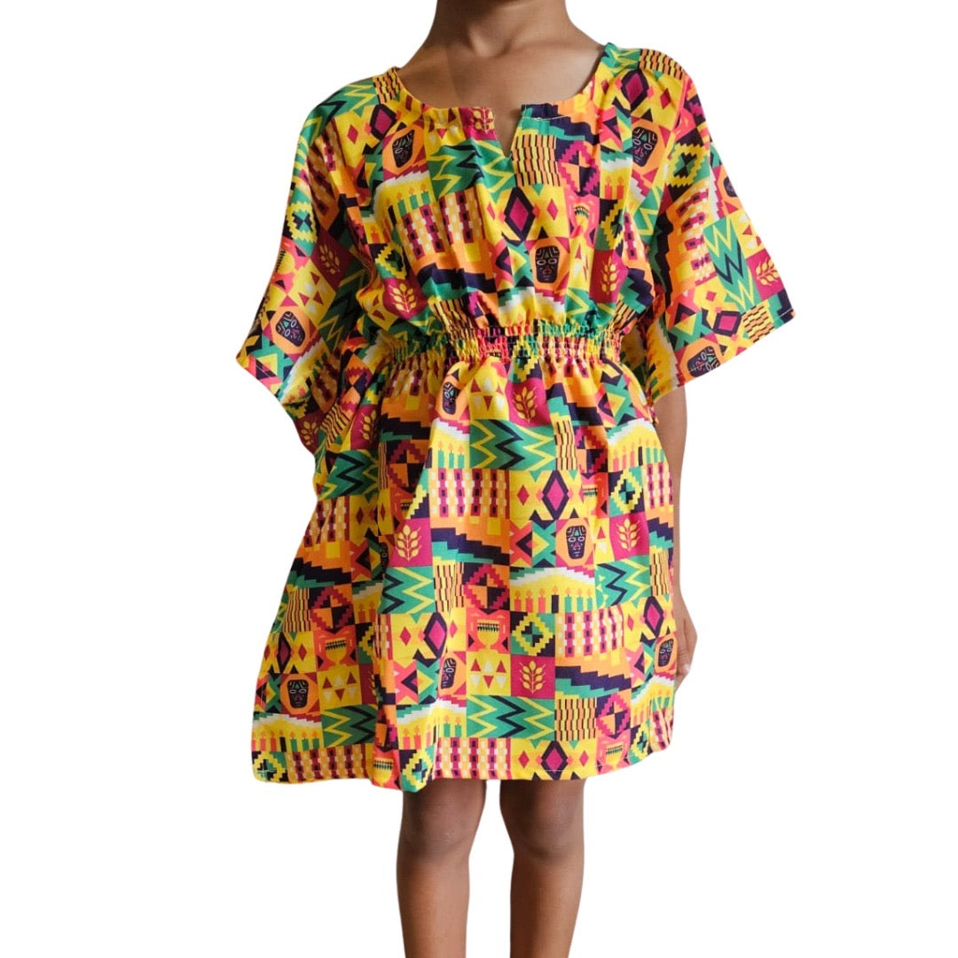 Top Manta de Niña Estampado Afrocaribeño