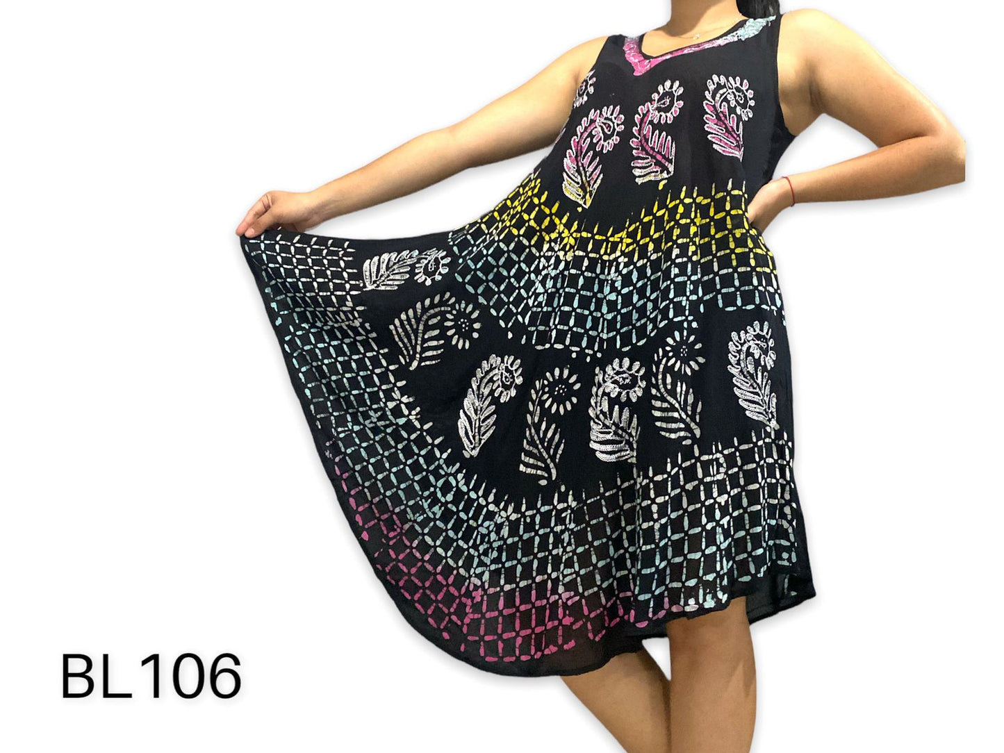 Vestido Estampado de Dama BL106