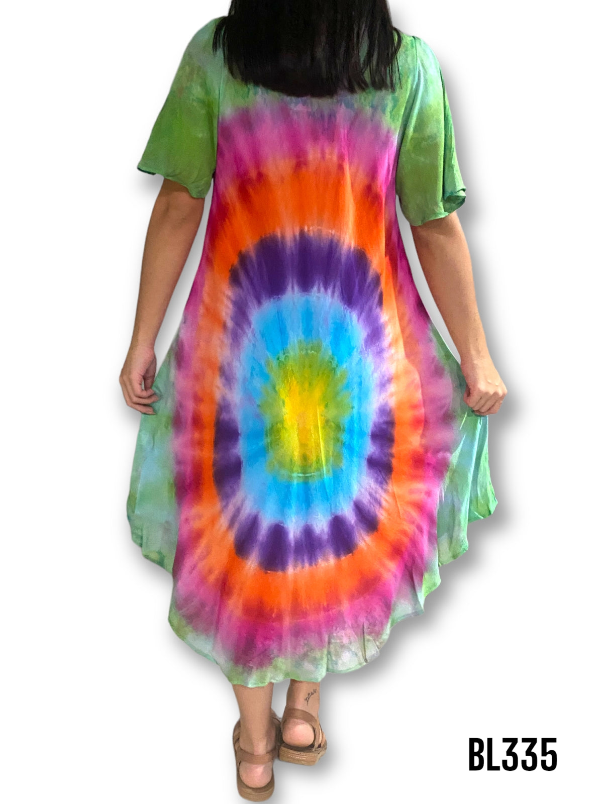 Vestido Estampado de Dama sin mangas