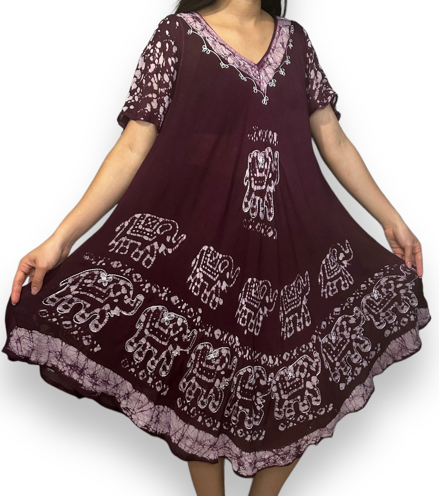 Vestido Estampado de Dama