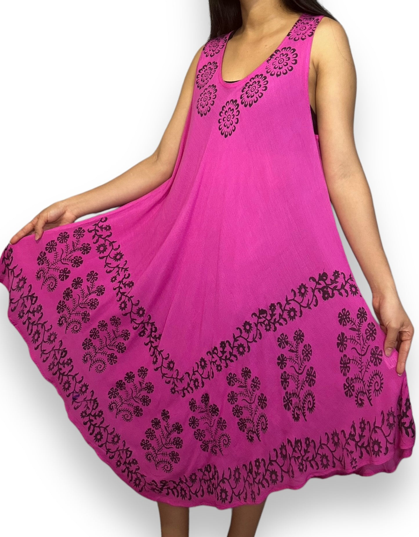 Bata de Dama Estampado Morado