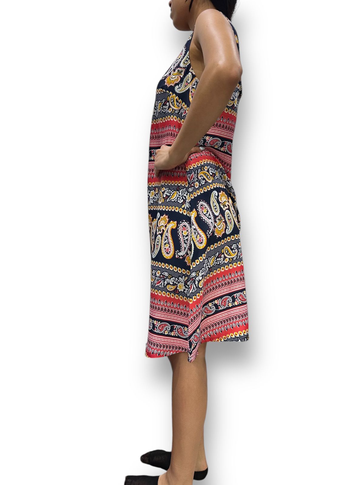 Vestido Estampado de Dama sin mangas
