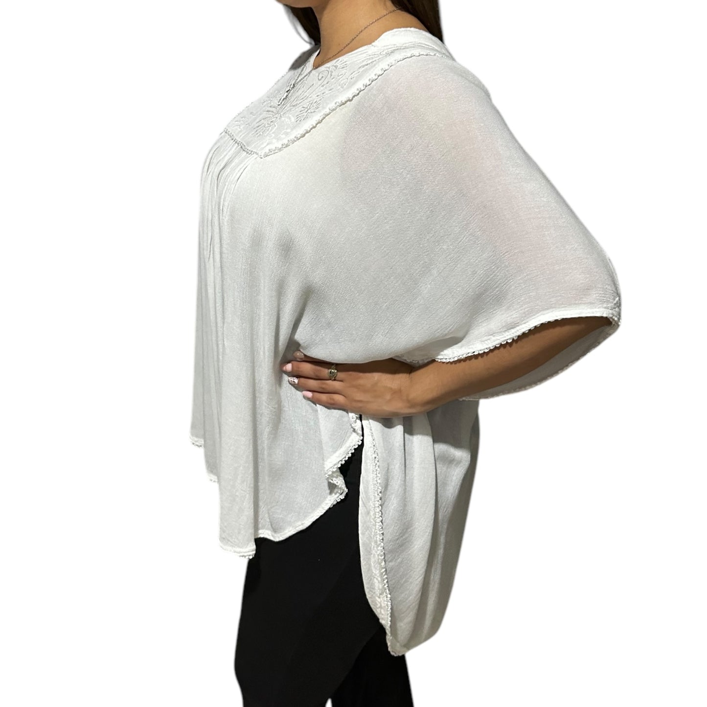 Blusa Blanca de Dama