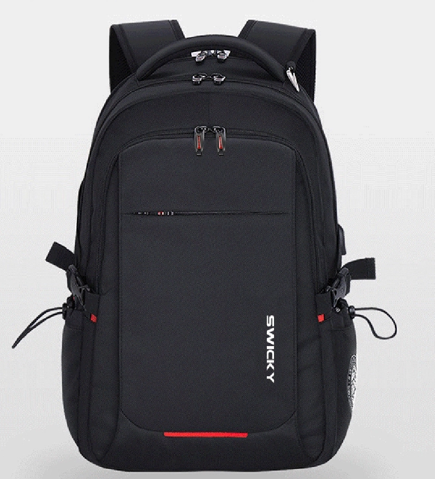 Bulto Mochila Morral Swicky Negro 15.6''