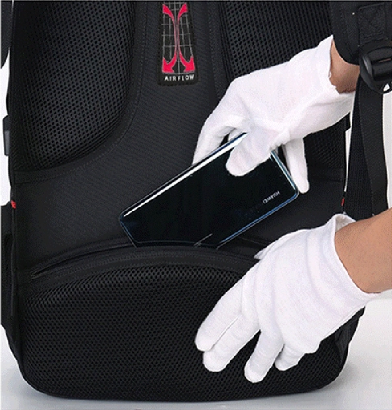Bulto Mochila Morral Swicky Negro 17''