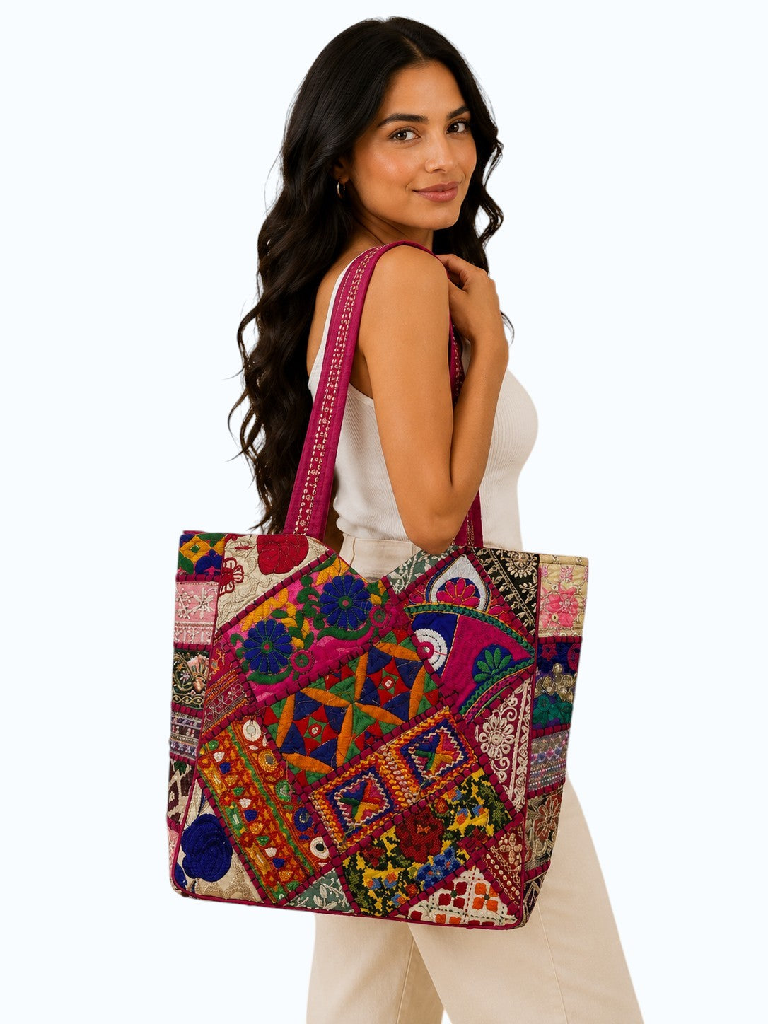 Bolso Patchwork Bohemio Multicolor