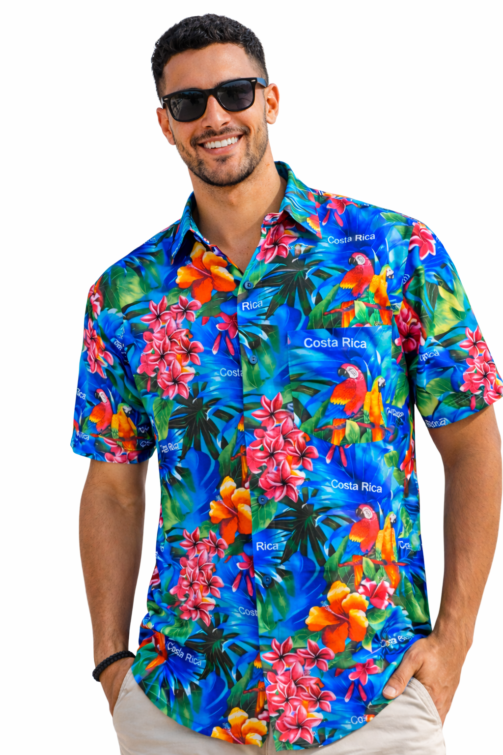 Camisa Hawaiana Playera Caribeña de Caballero