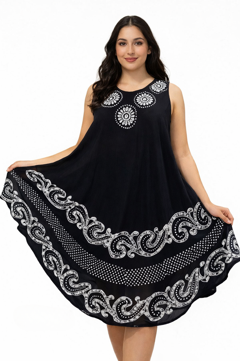 Women's Sleeveless Printed Dress