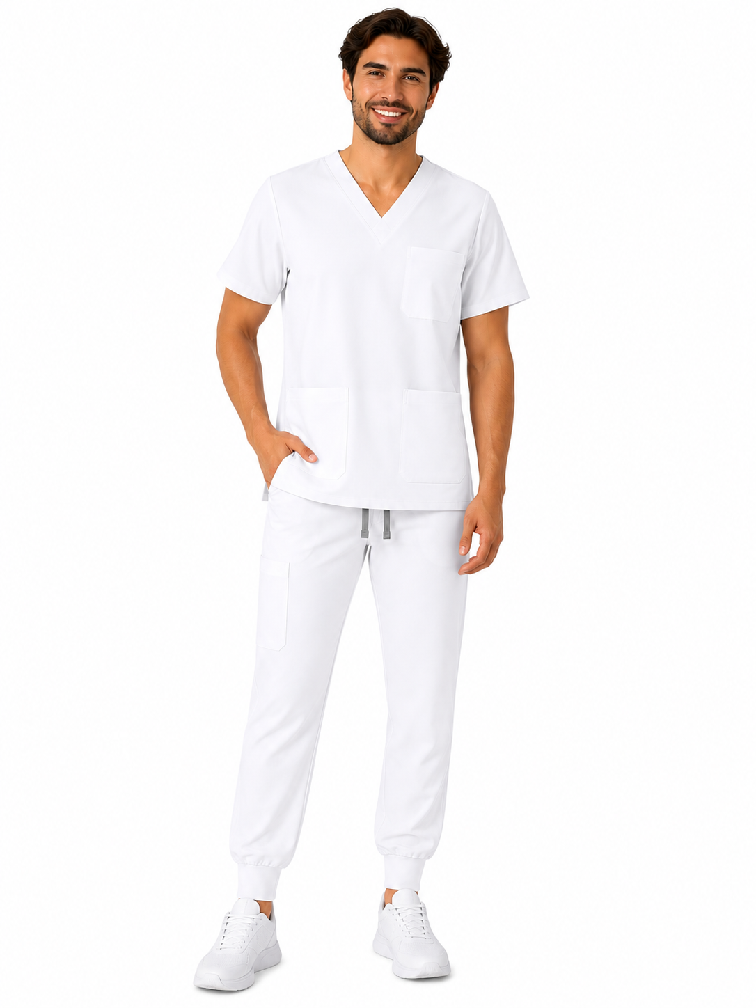 Scrub Blanco Unisex