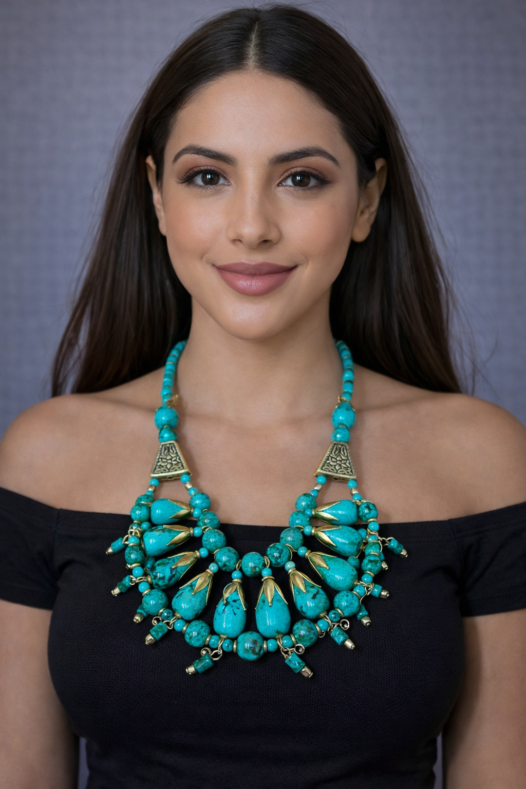 Collar Turquesa Esmeralda