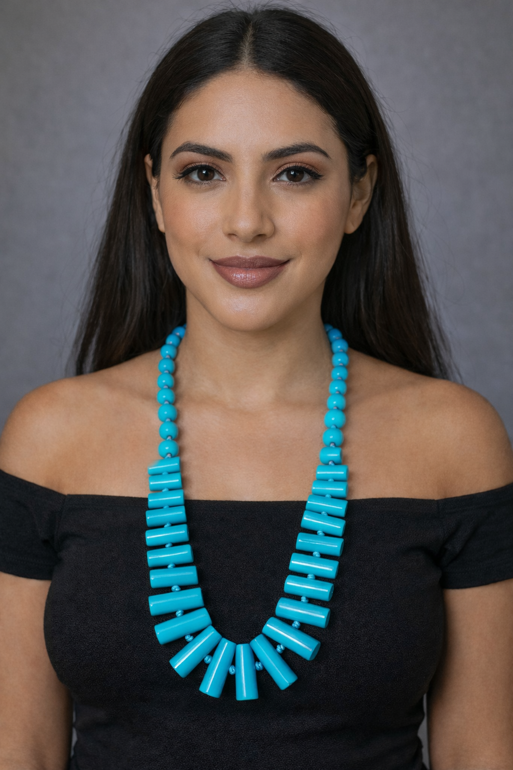 Collar Turquesa de Cuentas