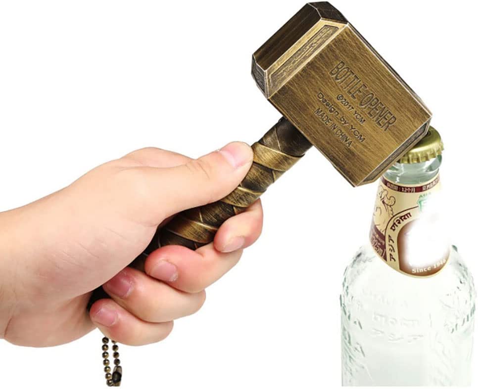 Destapador Thor Dorado Abridor de Botellas