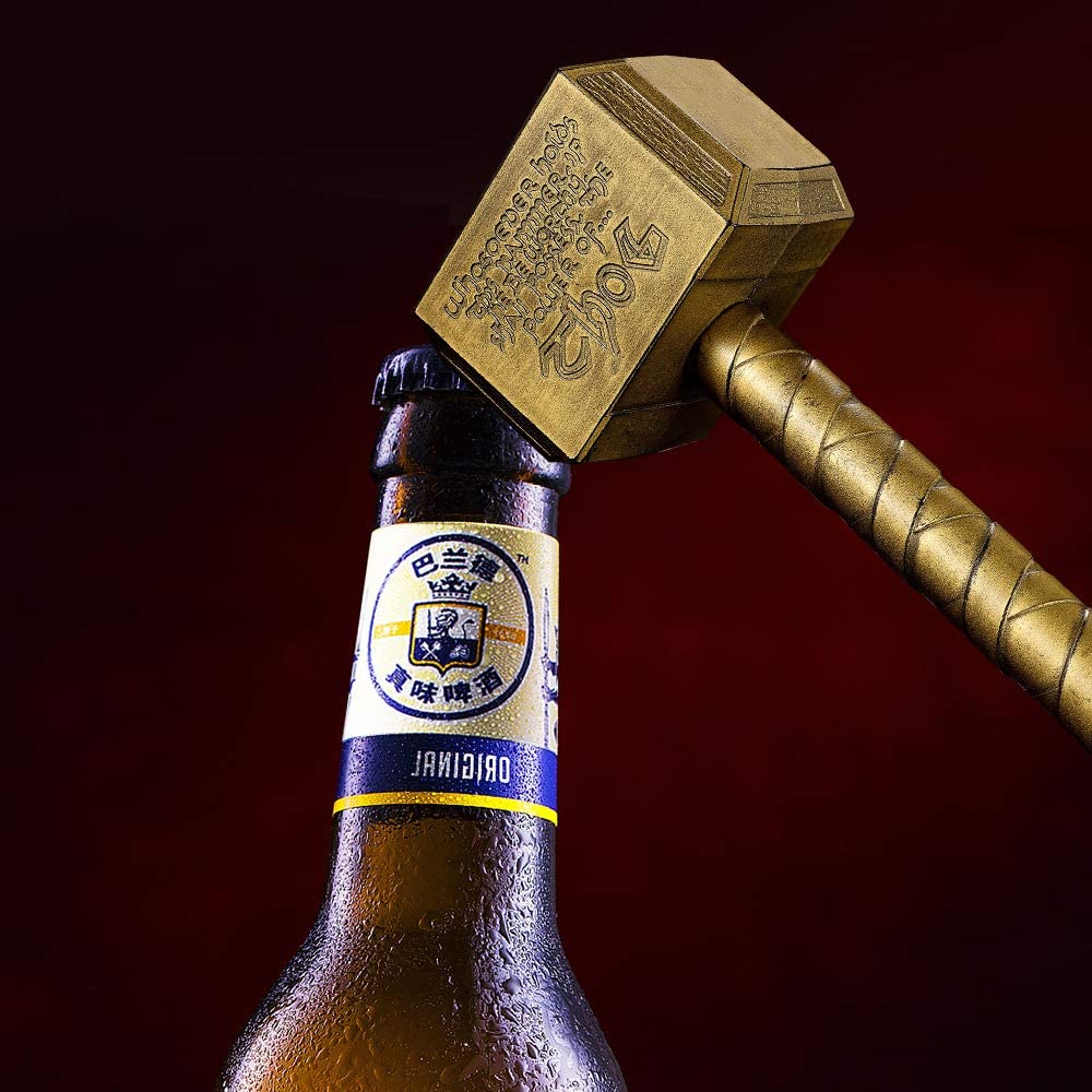 Destapador Thor Dorado Abridor de Botellas