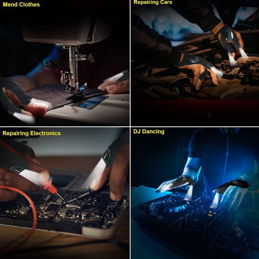 Guantes con Luz Led