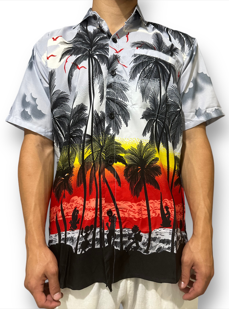 Camisa Hawaiana Playera Caribeña de Caballero