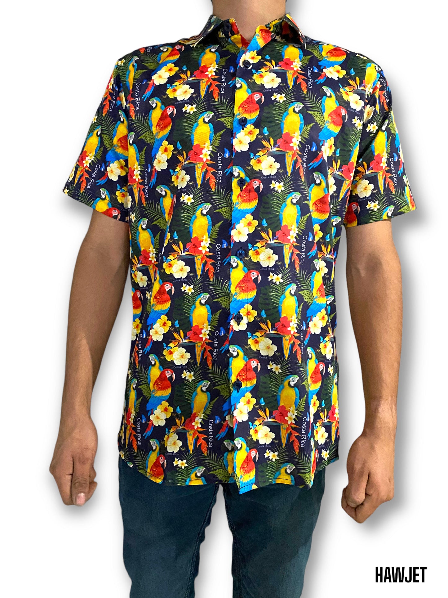 Camisa Hawaiana Playera Caribeña de Caballero