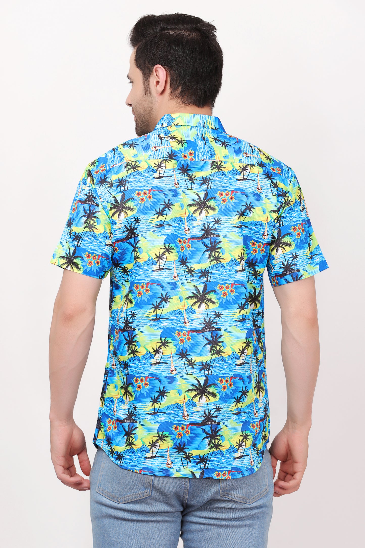 Camisa Hawaiana Playera Caribeña de Caballero