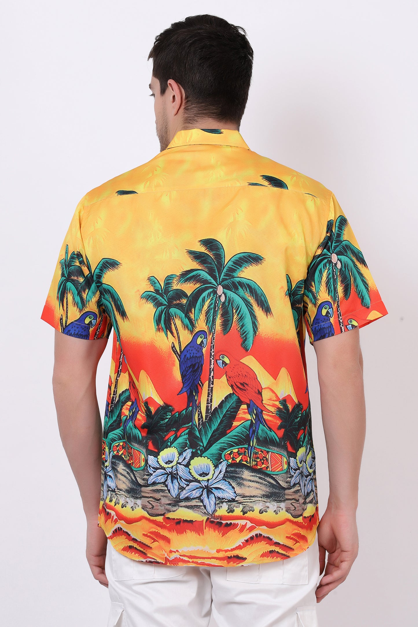 Camisa Hawaiana Playera Caribeña de Caballero