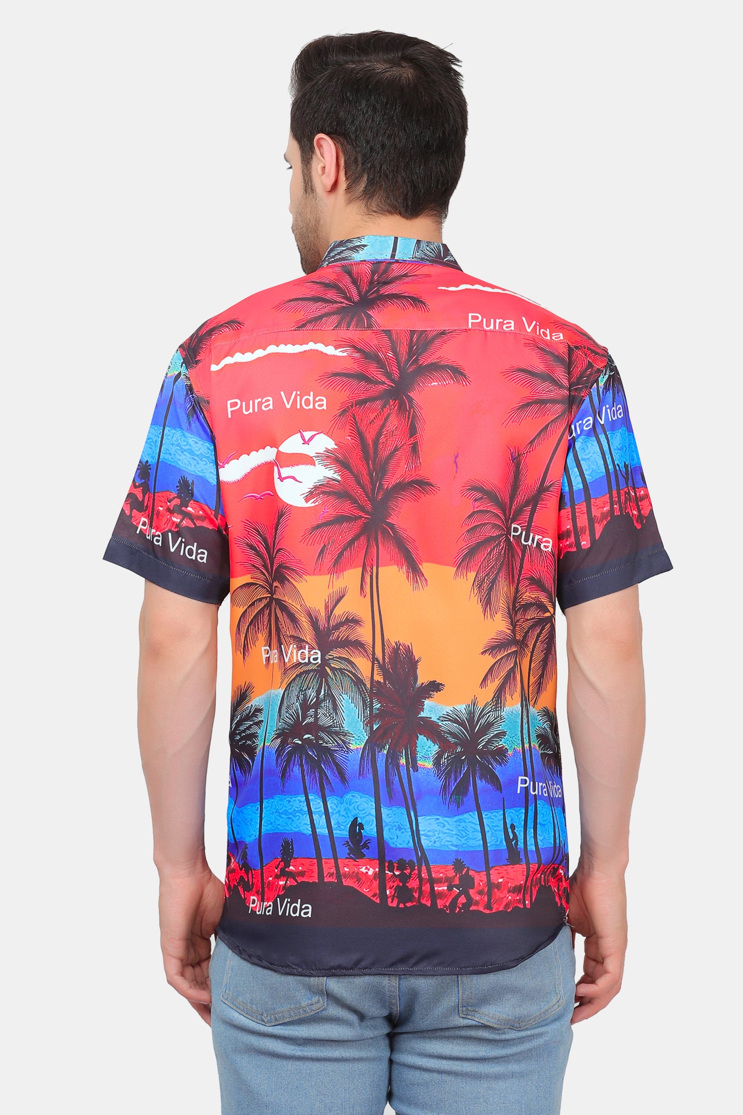 Camisa Hawaiana Playera Caribeña de Caballero