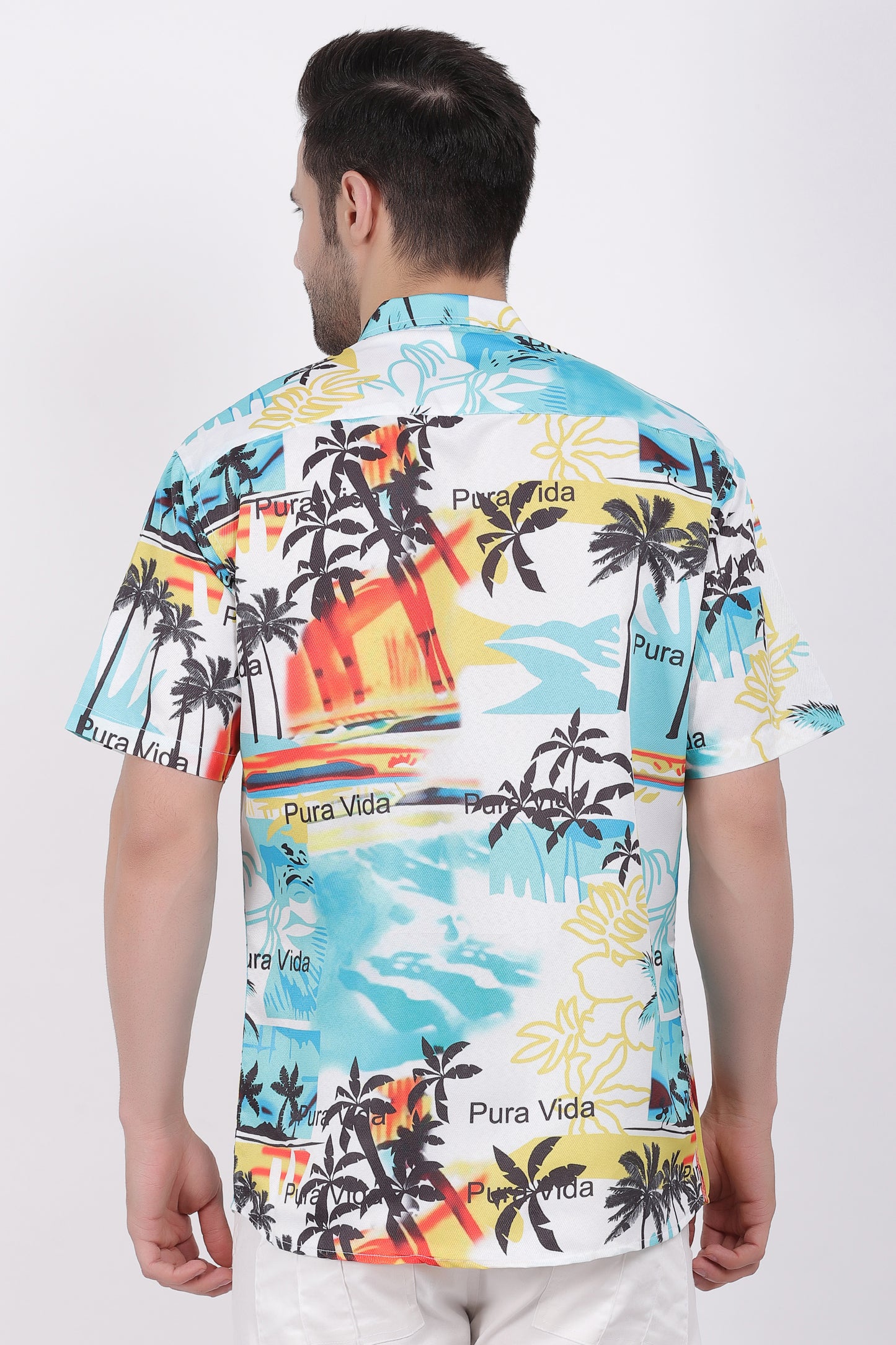 Camisa Hawaiana Playera Caribeña de Caballero