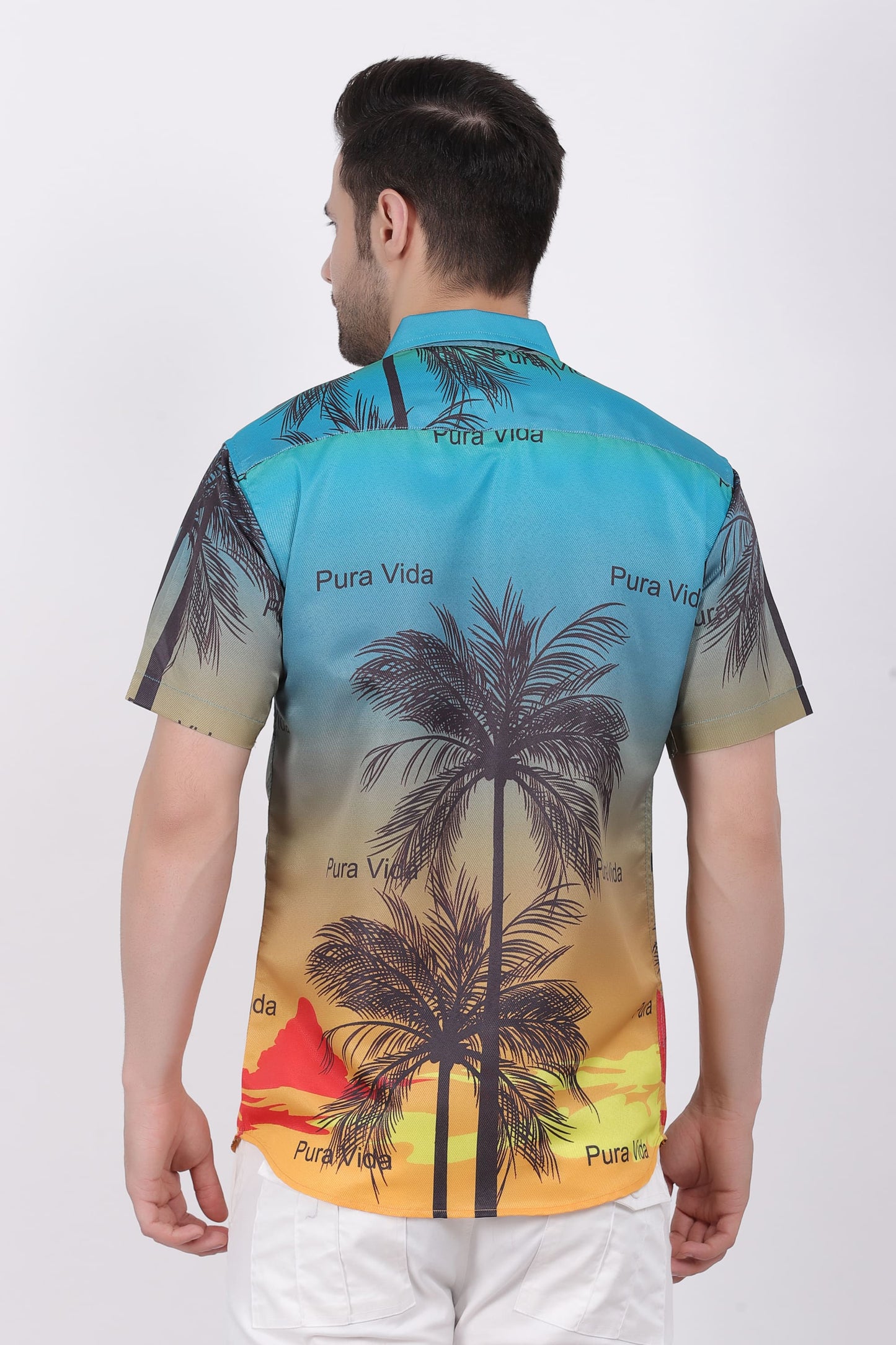 Camisa Hawaiana Playera Caribeña de Caballero
