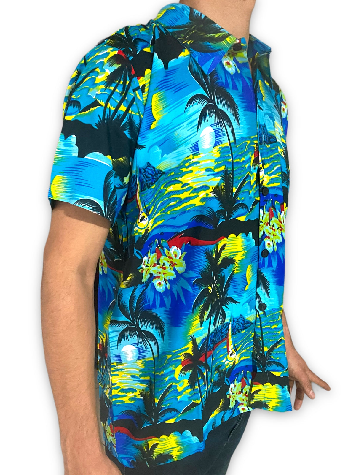 Camisa Hawaiana Playera Caribeña de Caballero