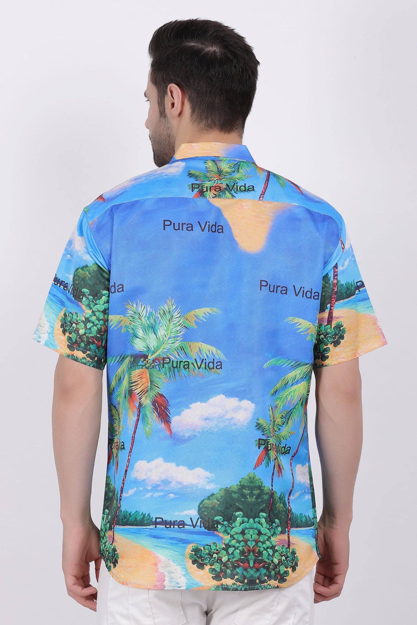 Camisa Hawaiana Playera Caribeña de Caballero