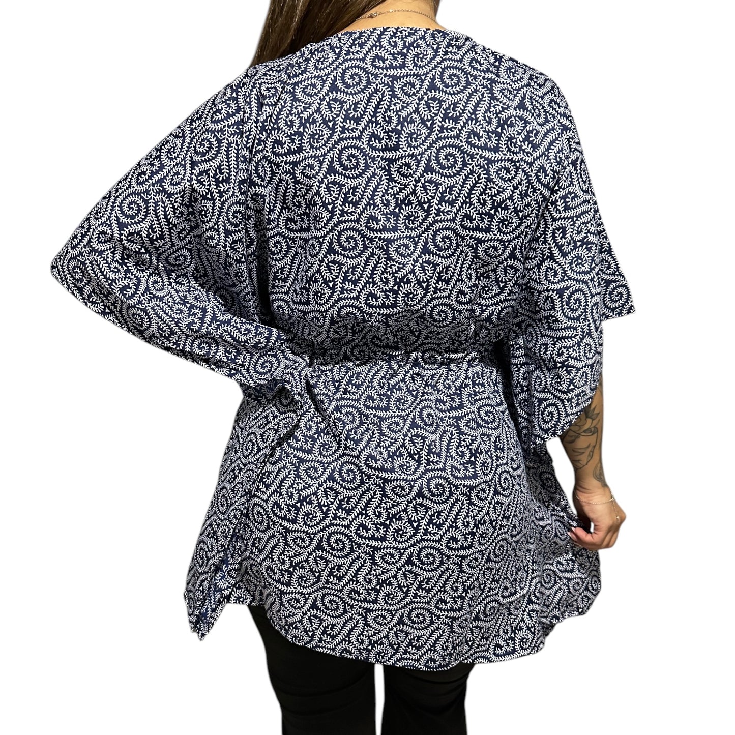 Vestido Corto Estampado de Dama