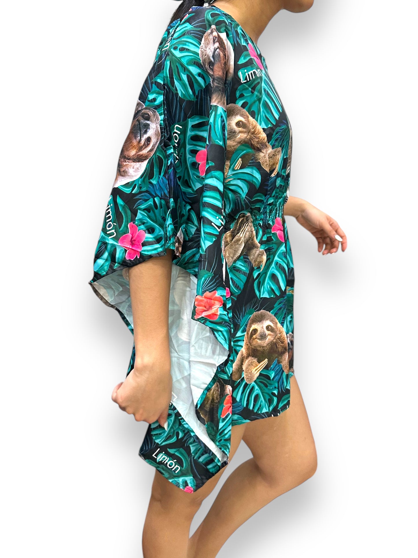 Vestido Hawaiano Corto de Dama Estampado Playero