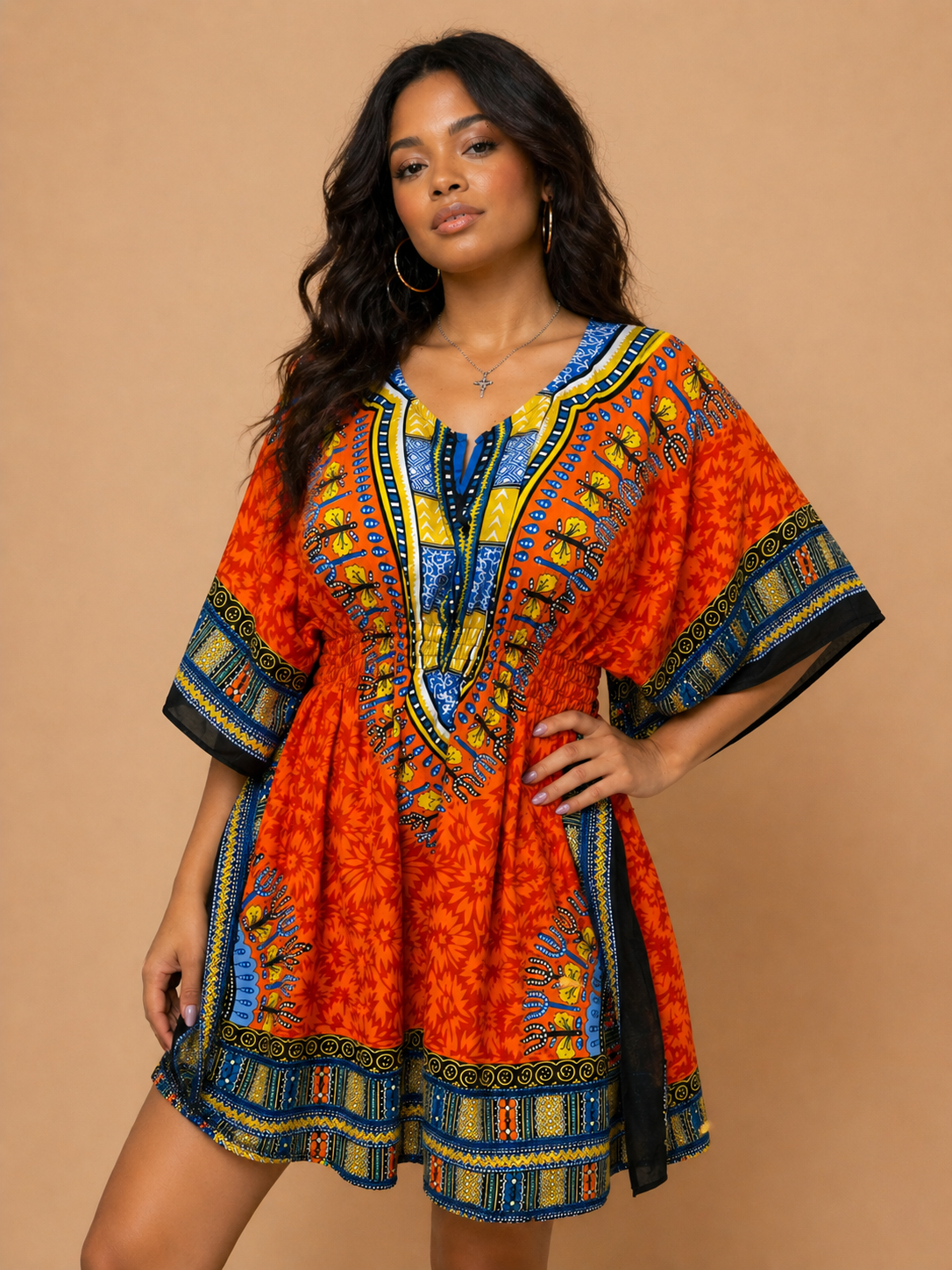 Kaftan De Dama Anaranjado