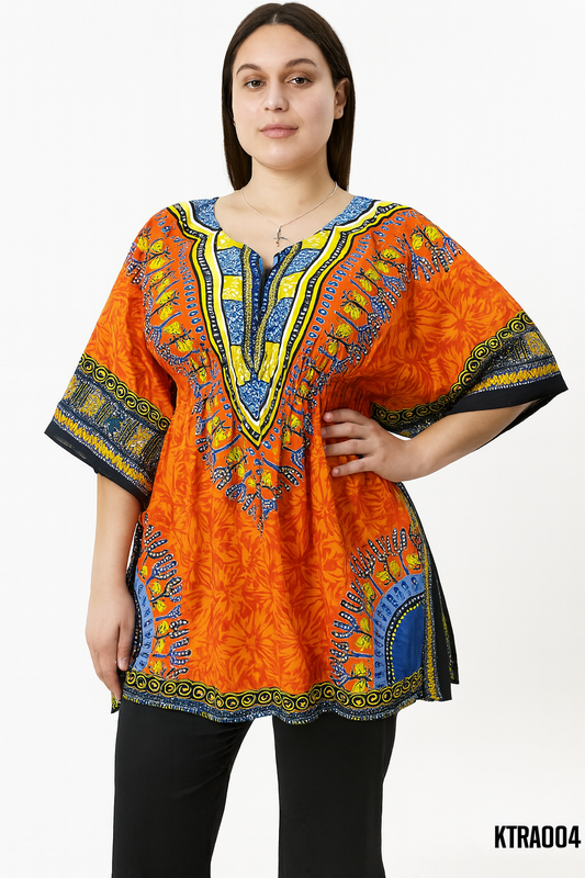 Manta de Dama Afrodescendiente Naranja KTRA004 - Grand Parade Día del Negro