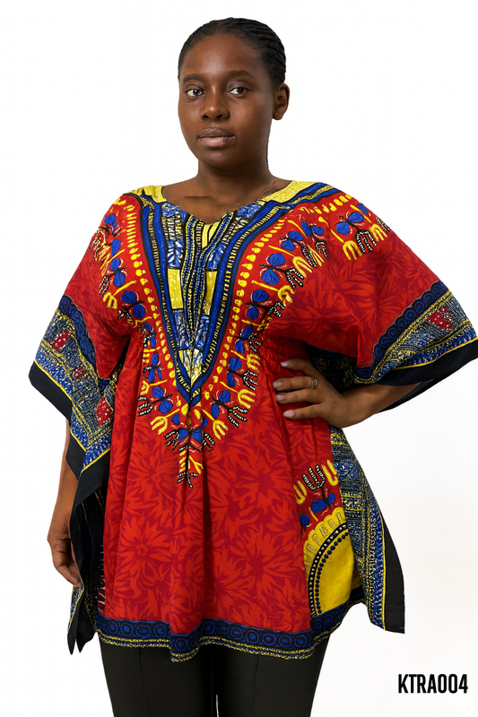 Manta de Dama Afrodescendiente Rojo KTRA004 - Grand Parade Día del Negro