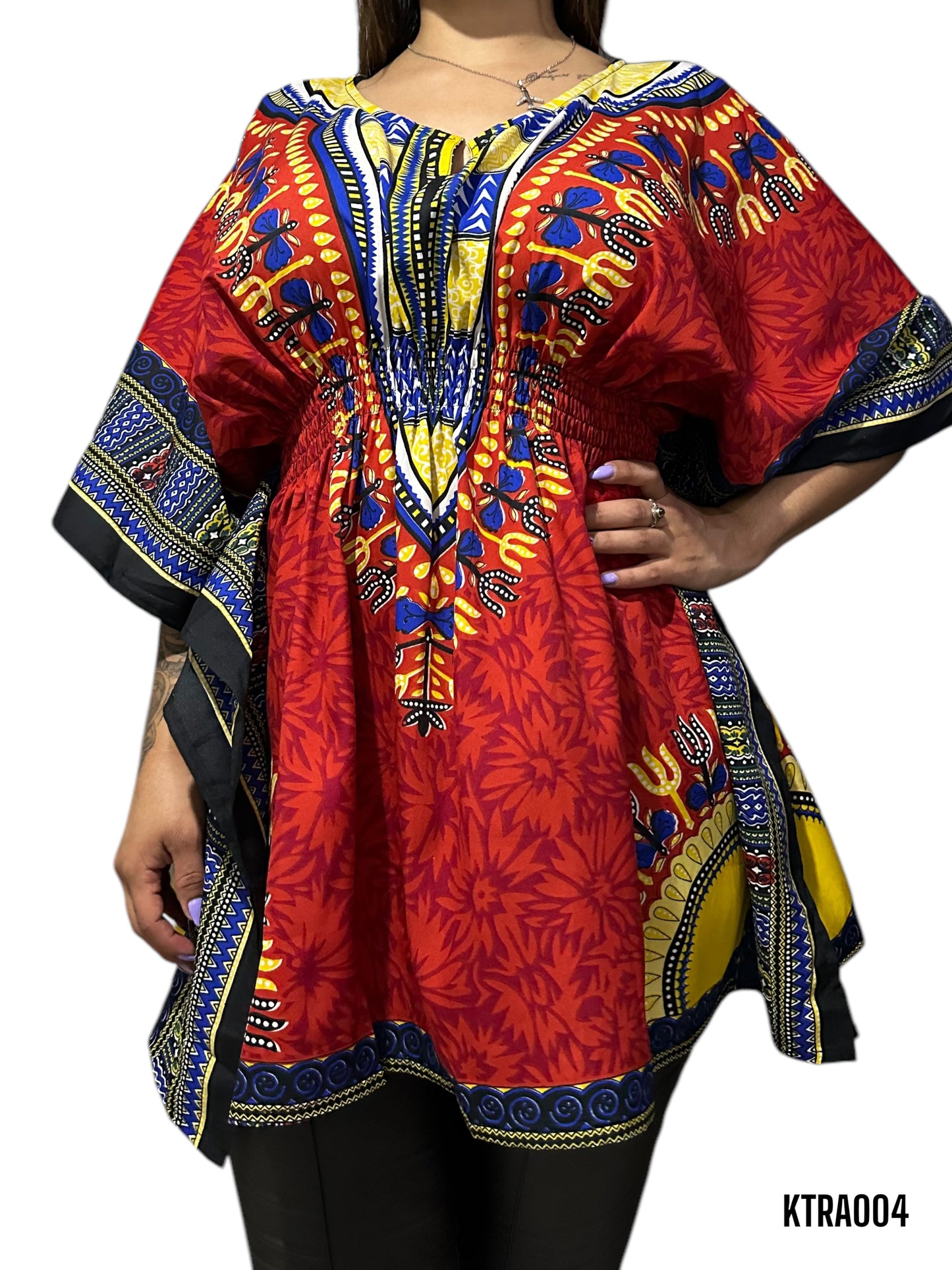 Manta de Dama Afrodescendiente Rojo KTRA004 - Grand Parade Día del Negro