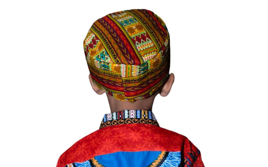 Kufi Afrocaribeño de Niño Unisex