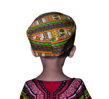 Kufi Sombrero Afrocaribeño de Niño Unisex