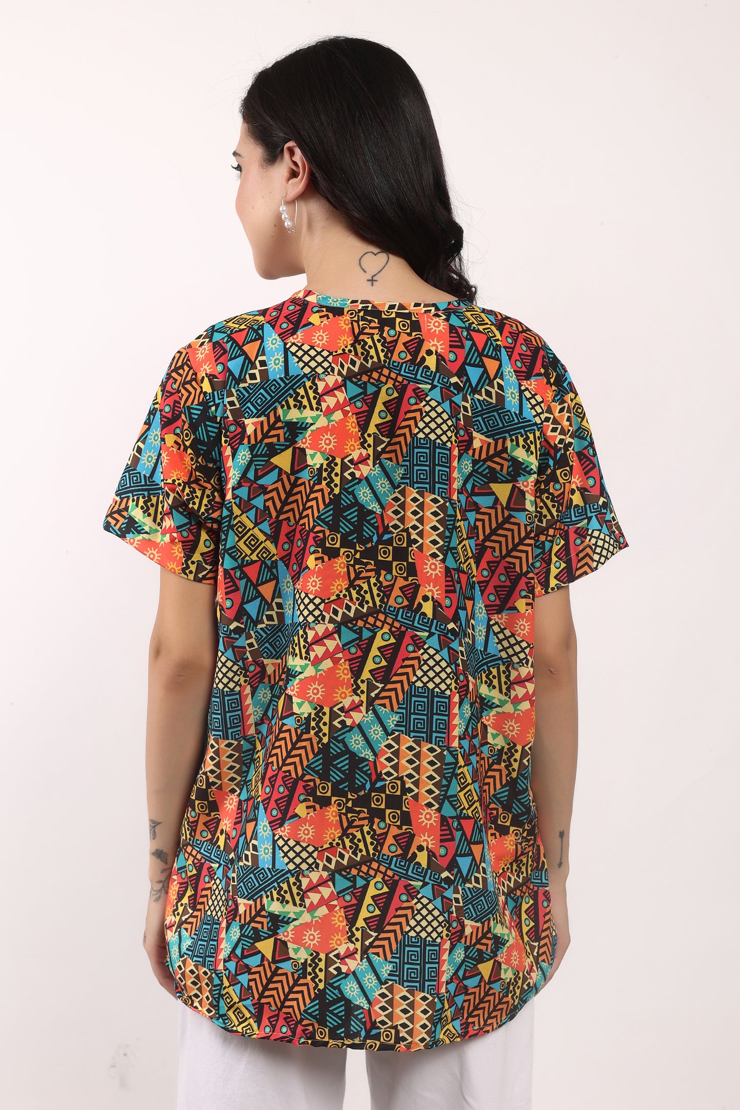Blusa Afrocaribeña de Dama