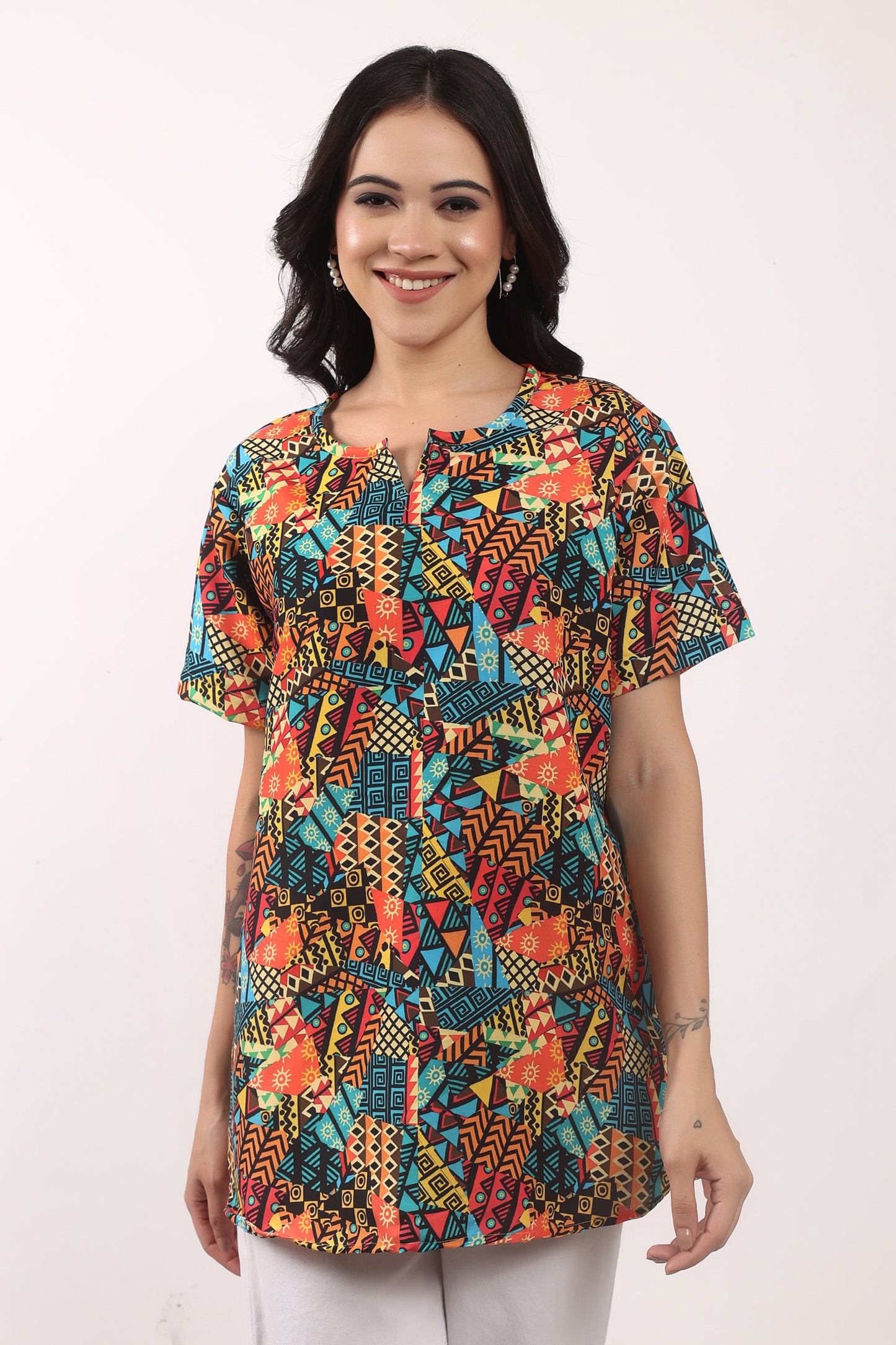 Blusa Afrocaribeña de Dama