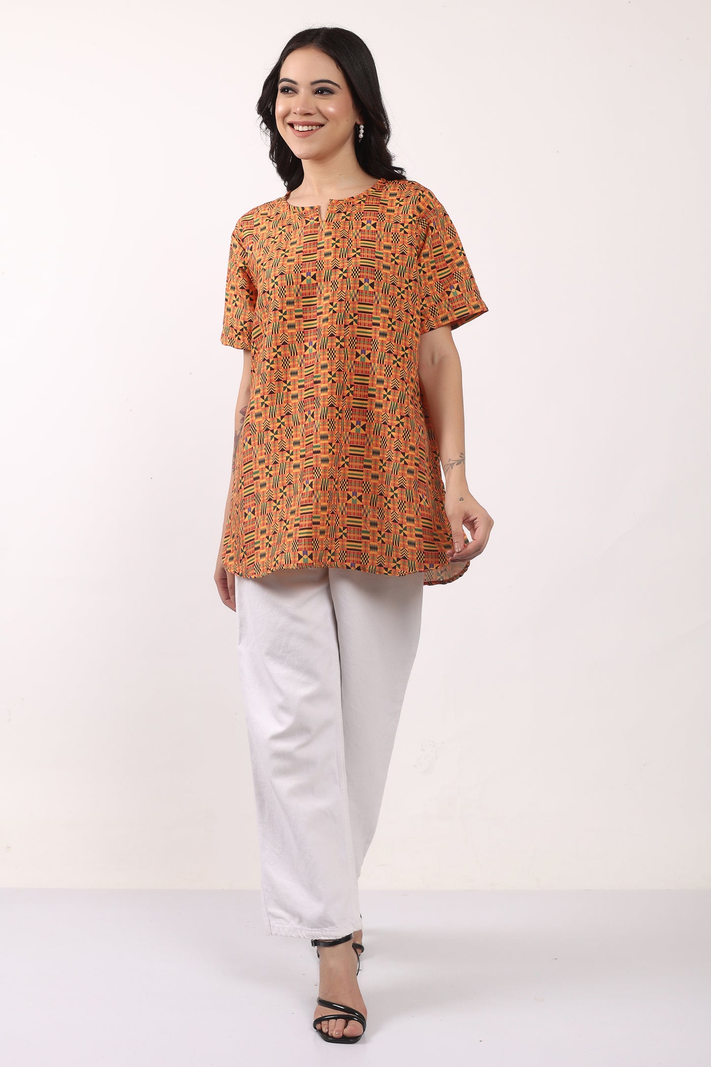 Blusa Afrocaribeña de Dama