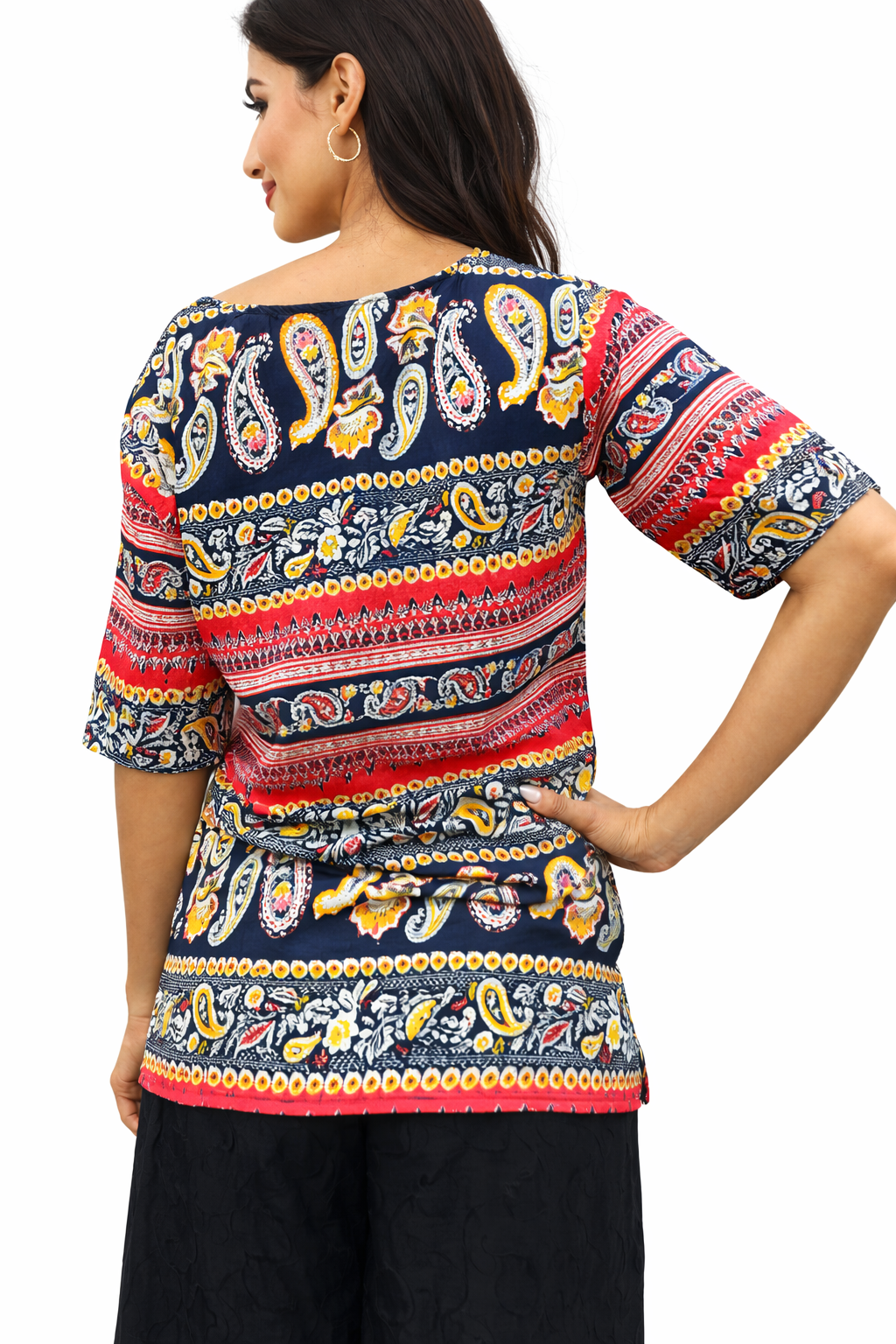 Printed Pink Bacteria Blouse