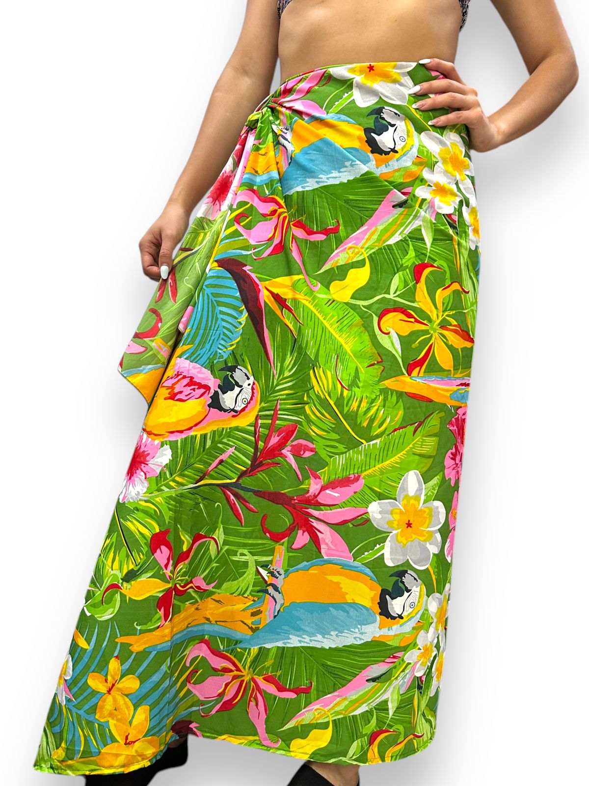 Pareo Estampado Rectangular Multiuso
