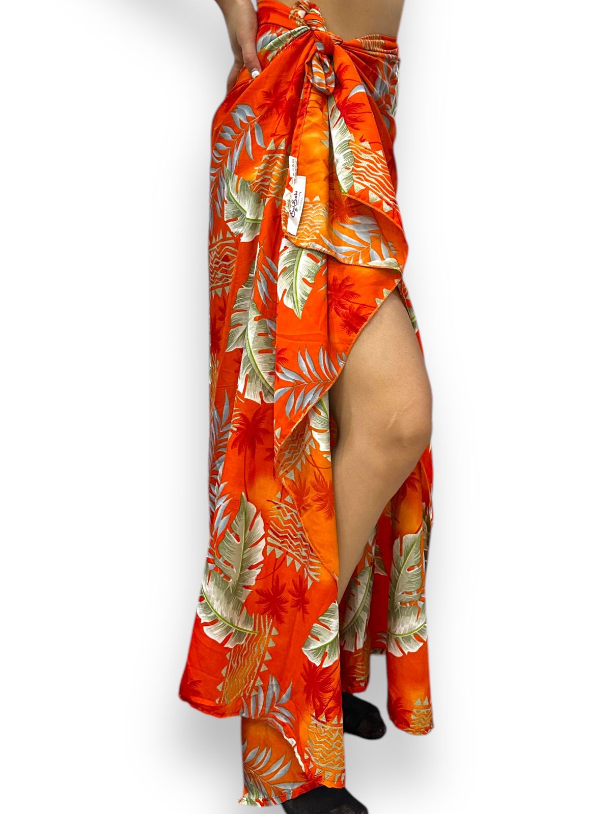 Pareo Estampado Rojo Rectangular Multiuso